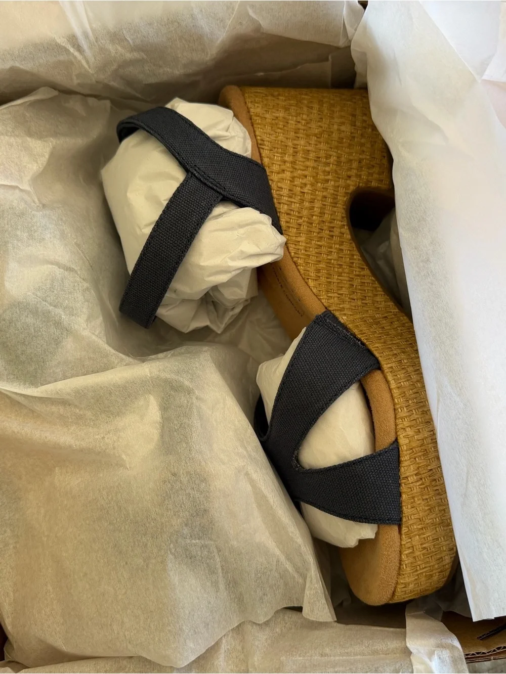 Clarks Collection Wedges -Nerisa Twist (Navy Denim)